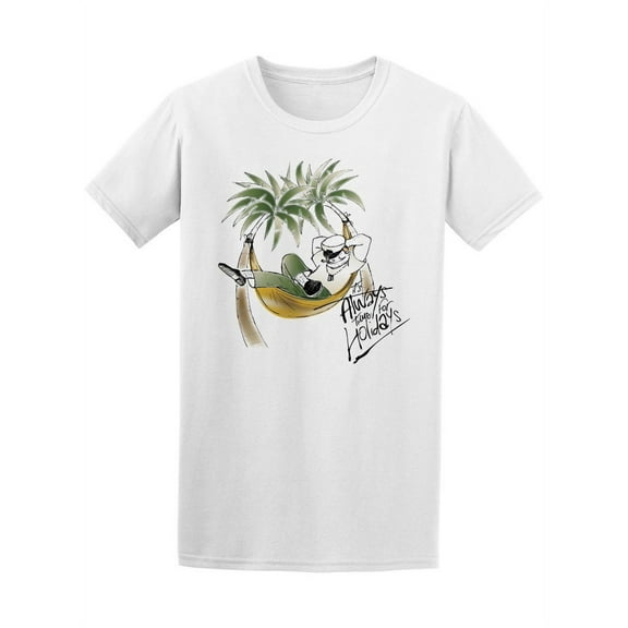 Sailor Sleeping On A Hammock T-Shirt Men -Image by Shutterstock, Male 3X-Large