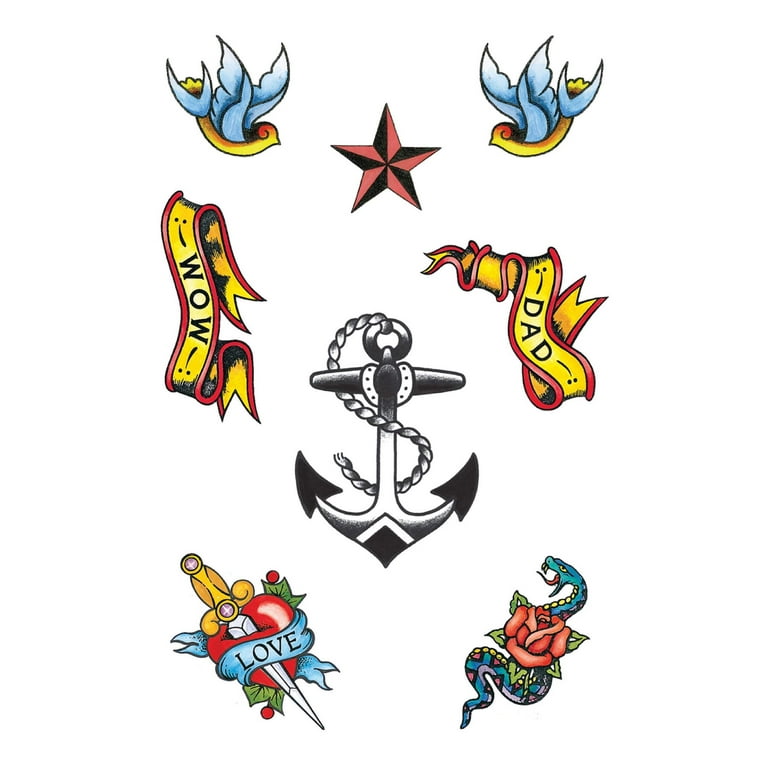 Star Theme Tattoos General Jokes Unisex 10 Cards Star Theme Tattoos General Jokes Unisex 10 Cards