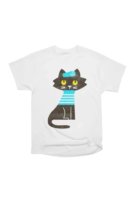 Sailor cat T-Shirt Tee Gift For Him Merch For Her Apparel For Friend