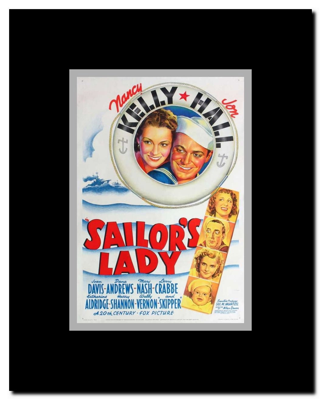 Sailor's Lady Framed Movie Poster