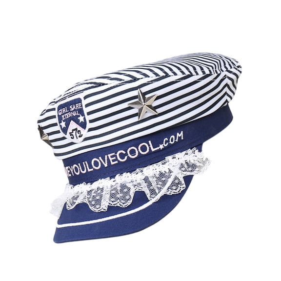 Sailors Captain Hat Soft Cotton Headwear Adjustable Suitable For Daily Use And Themed Parties