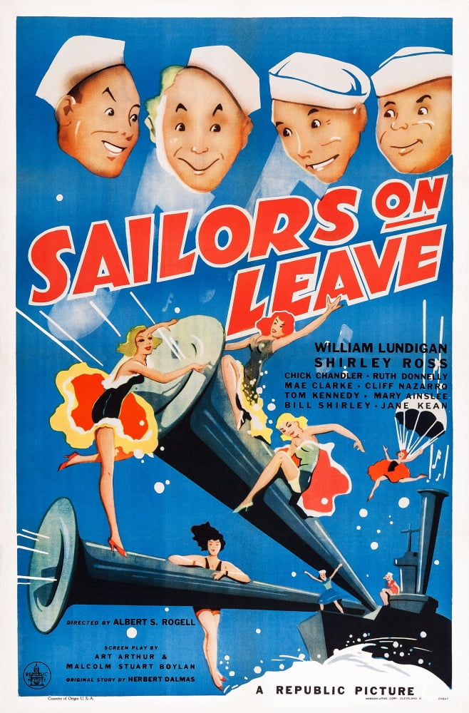 Sailors On Leave Canvas Art - (24 x 36)