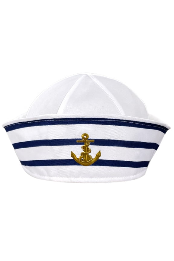 Sailors Ship Boat Captain White Seafaring Hat Adult Navy Marine Hat Boat Navigation Party Cosplay Outfit