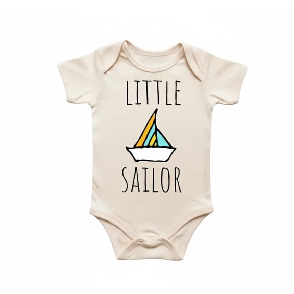 Sailow Sailboat Nautical Newborn Baby Bodysuit