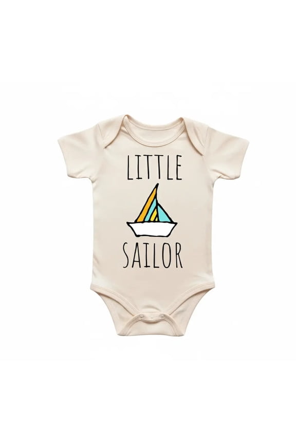 Sailow Sailboat Nautical Newborn Baby Bodysuit
