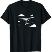 Sailplane Pilot Evolution Flying Glider Aviation T-Shirt, Vintage Birthday Gift