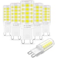 thumbnail image 1 of Sailstar G9 LED Light Bulbs, 4W (40W Equivalent), 5000K Daylight, 400 Lumens, 120V, 6-Pack, T4 Ceramic Bi-Pin Base for Chandeliers, 1 of 8