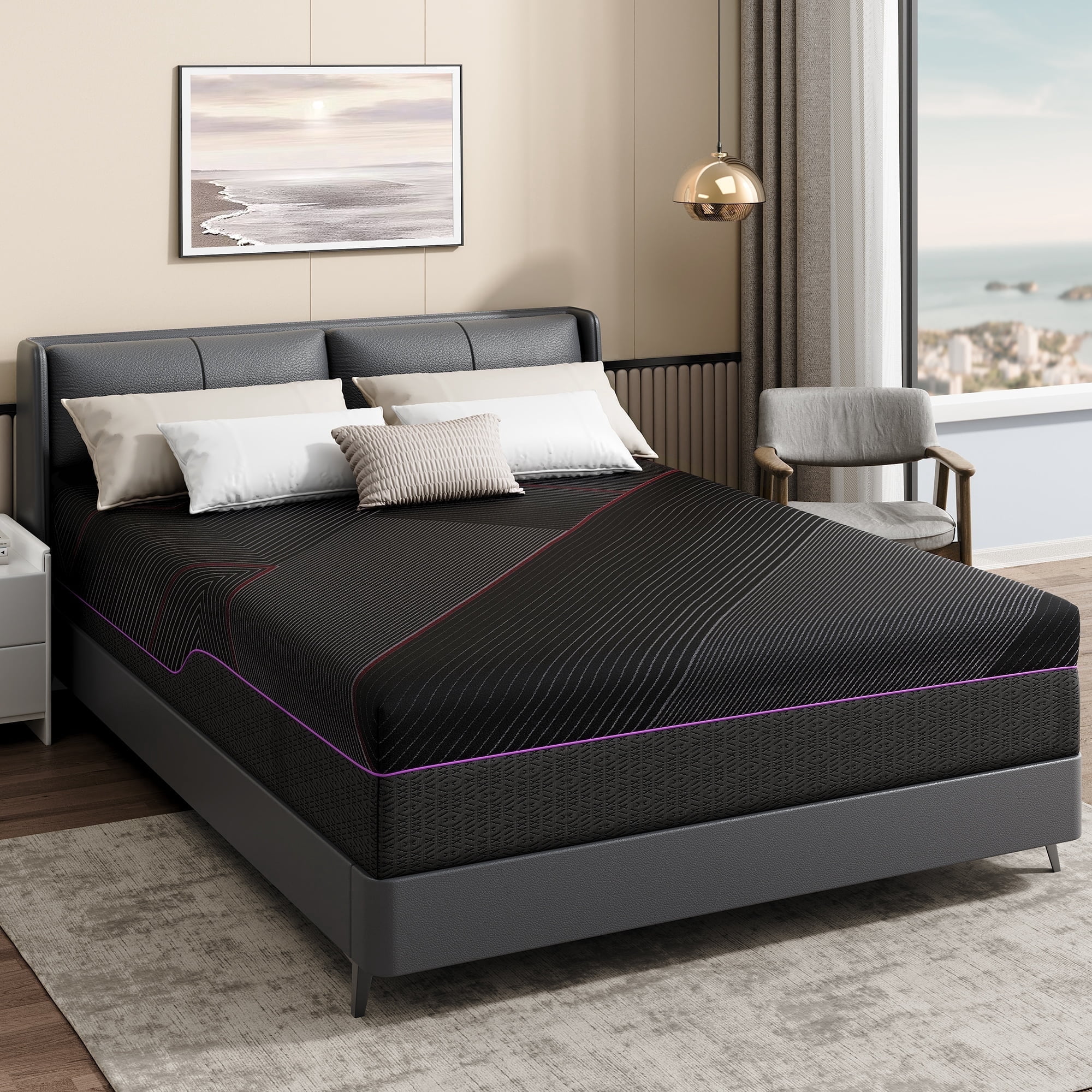 Sailvan Full Size Mattress, 12 inch Memory Foam Mattress in a Box ...