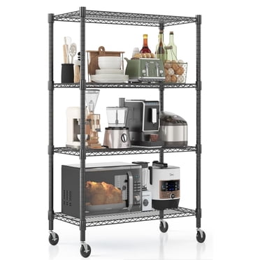 Wire Rack Tool Storage Sailvan 4-Tier Heavy Duty Metal Storage Rack, 60