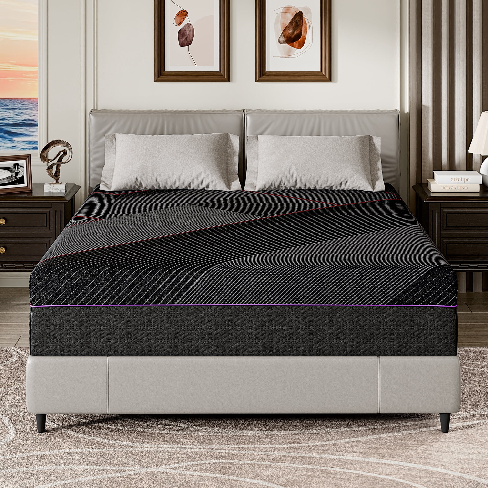 Sailvan Full Size Mattress 12 Inch, Full Mattress in a Box with Gel Memory Foam Mattress, Medium Firm Double Mattress for Pressure Relief, Fiberglass Free, CertiPUR-US Certified, Motion Isolation