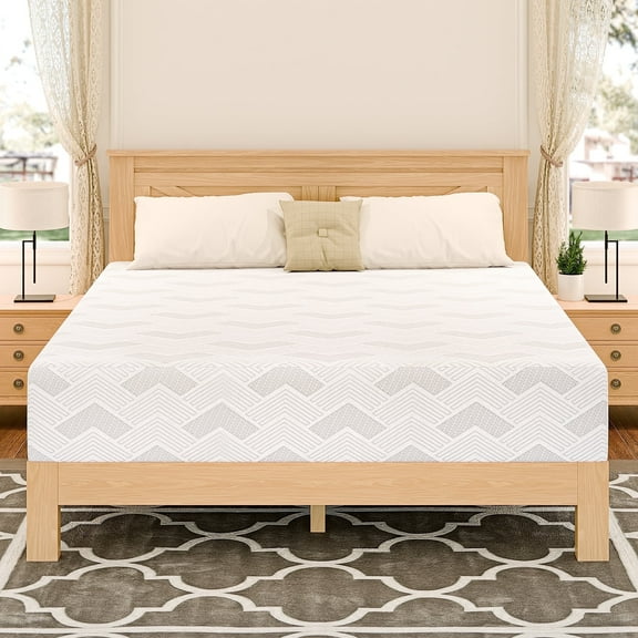 Sailvan Queen Memory Foam Mattress Size, 12 Inch Cooling Gel Memory Foam Mattress in a Box, Medium Firm, Pressure Relief, Fiberglass free,Certified Safe Foams & Fabric