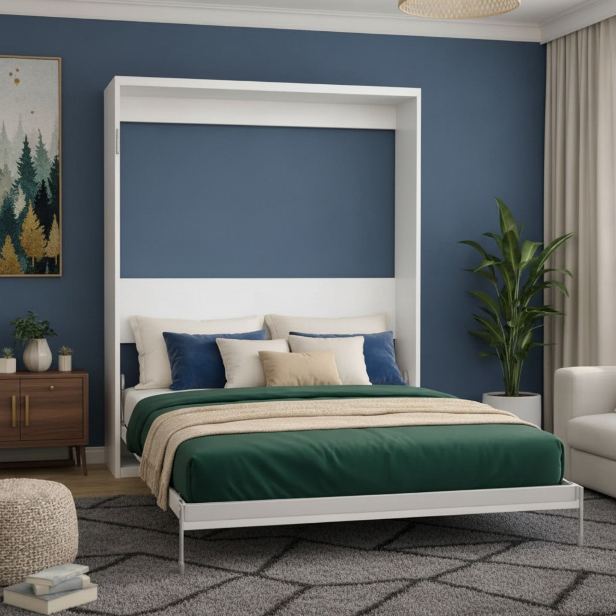 Sailvan Multifunctional Vertical Murphy Wall Bed Queen Size