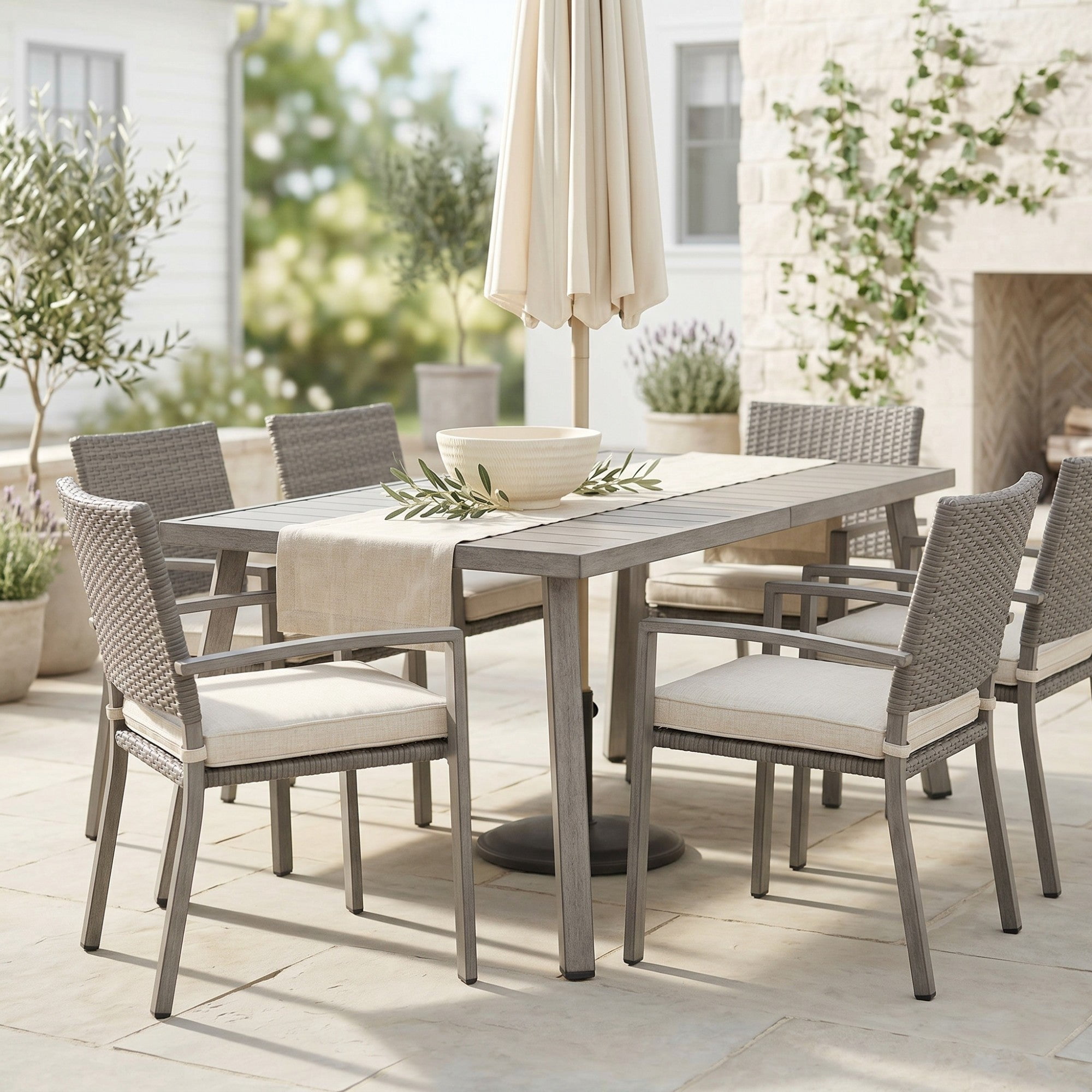 Sailvan Outdoor Iron Table: Side/Coffee/Folding Dining, Weather-Resistant & Sturdy