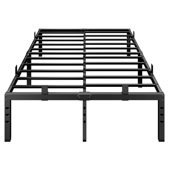 Sailvan Queen Bed Frame 14" ,Metal Platform Hight Bed Frame with Non-Slip Stoppers , Heavy Duty Construction, Underbed Storage, No Box Spring Needed, Noiseless Steel Slats