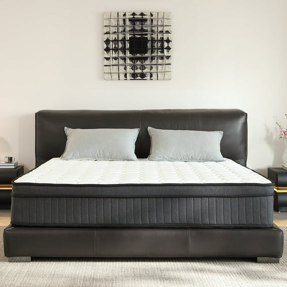 Sailvan Queen Mattress, 10 inch Queen Size Mattress in a Box, Queen Bed Mattress Medium Firm, Hybrid Mattress Queen With Memory Foam & Pocket Spring, Colchon for Pressure Relief, Edge Support