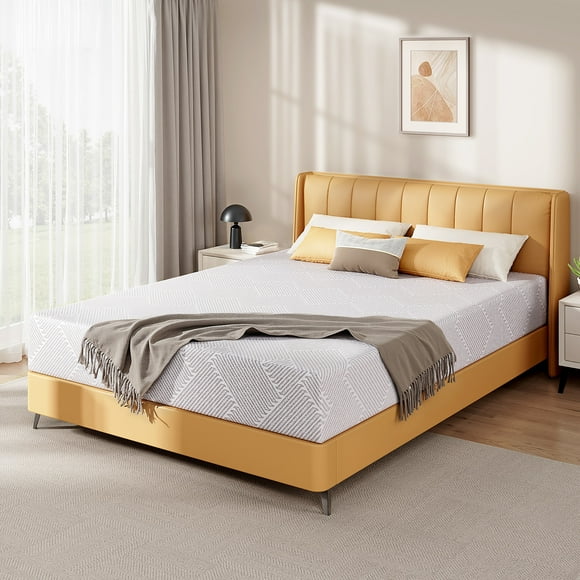 Sailvan Queen Mattress in a Box, Medium Firm Mattress Queen Size, 10 inch Memory Foam Mattress with Removable Cover, Edge Support, Pressure Relief & CertiPUR-US