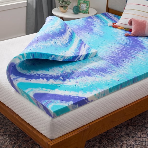 Sailvan 2 Inch Twin XL Memory Foam Mattress Topper, Gel Cooling Mattress Topper Twin XL for Pressure Relief, Comfortable Bed Mattress, CertiPUR-US Certified