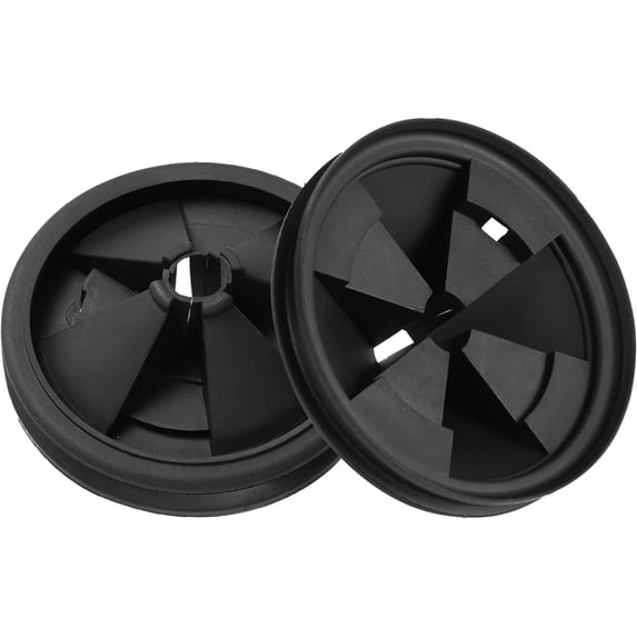 Saim 2PCS Kitchen Sink Strainer Rubber Stopper Removable Kitchen Sink Garbage Disposal Drain Stopper for 3-1/2 Inch Sinks