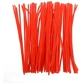 thumbnail image 1 of Saim Pipe Cleaners Chenille Stems 12" for DIY Creative Art Classroom Project, 100 pcs (Red), 1 of 6
