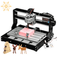 thumbnail image 1 of SainSmart Genmitsu CNC 3018-PRO Router Kit GRBL Control 3 Axis Plastic Acrylic PCB PVC Wood Carving Milling Engraving Machine, XYZ Working Area 300x180x45mm, 1 of 8