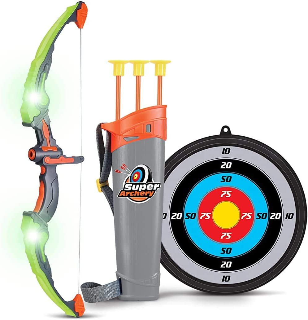 SainSmart Jr. Kids Bow and Arrow Toy, Basic Archery Set Outdoor Hunting