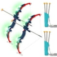 thumbnail image 1 of SainSmart Jr. Kids Bow and Arrows 2 Sets, Light Up Archery Set with 6 Suction Cups Arrows, Outdoor Hunting Game for 8-12 Toddlers, 1 of 6