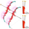 thumbnail image 1 of SainSmart Jr. Kids Bow and Arrows 2 Sets, Light Up Archery Set with 6 Suction Cups Arrows, Outdoor Hunting Game for 8-12 Toddlers, 1 of 7