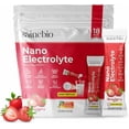 thumbnail image 1 of Sainebio Nano Electrolyte Powder Dietary Supplement, Potassium, Vitamin C & B-Complex, Strawberry Flavor, 18 Sachets (16 g Each), 10.1 oz, 1 of 11