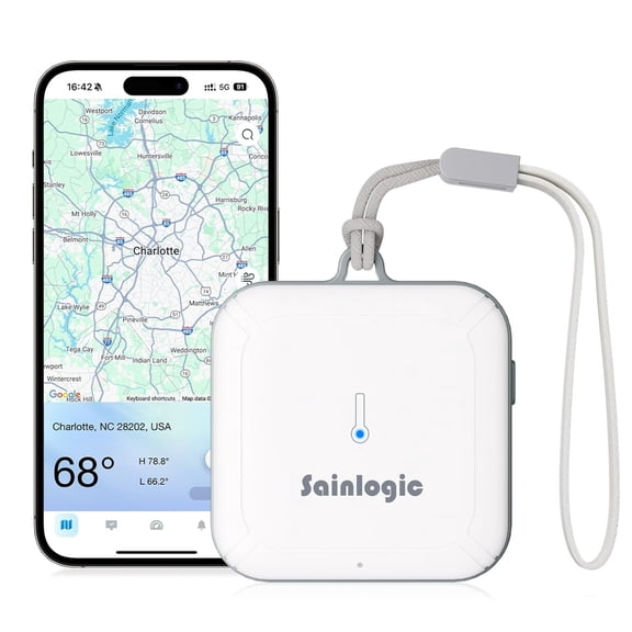 Sainlogic SA3 Smart Portable Weather Station with Weatherseed AI 24H/7D Forecast, APP Alerts & 2-Year Data Storage, 2.4G WiFi