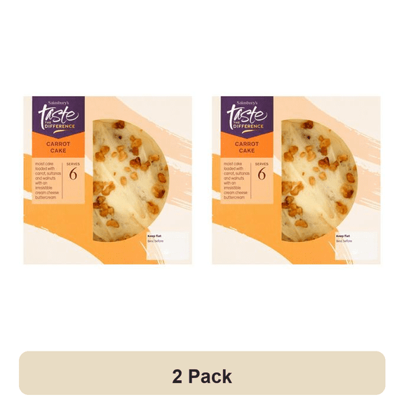 Sainsbury's Carrot Cake, Taste the Difference 395g (Pack of 2)