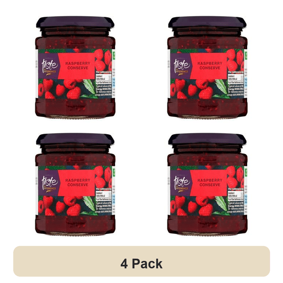 Sainsbury's Raspberry Conserve, Taste the Difference 340g (Pack of 4)