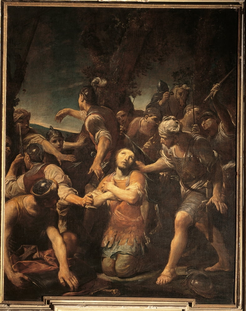 Saint Alexander Brought To His Martyrdom Canvas Art - (18 x 24)