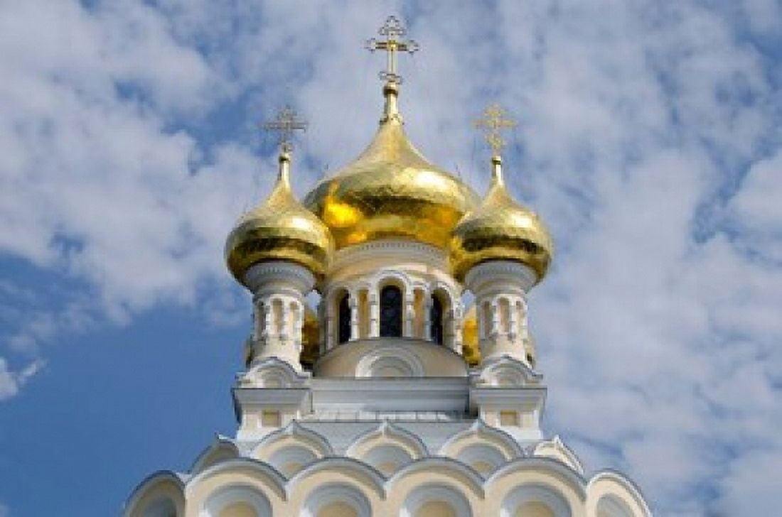 Saint Alexander Nevsky Cathedral Yalta Ukraine Canvas Art - Cindy Miller Hopkins DanitaDelimont (25 x 17)