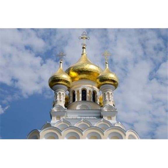 Saint Alexander Nevsky Cathedral Yalta Ukraine Poster Print by Cindy Miller Hopkins - 25 x 17 in.