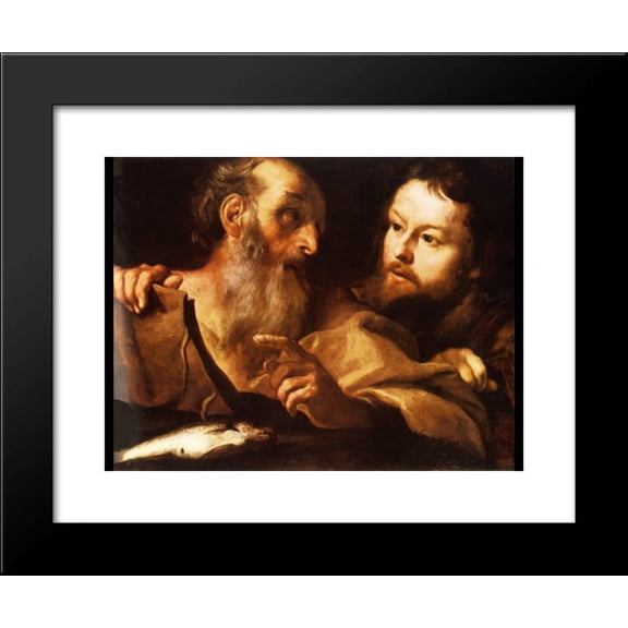 Saint Andrew and Saint Thomas 20x24 Framed Art Print by Gian Lorenzo Bernini