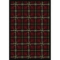 thumbnail image 1 of Saint Andrews Lumberjack Red 3 ft.10 in. x 5 ft.4 in. WearOn Nylon Machine Tufted- Cut Pile Sports Rug, 1 of 1