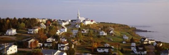 Saint Anne des Monts Gaspe Peninsula Quebec Canada Canvas Art - Panoramic Images (36 x 12)