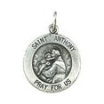 thumbnail image 1 of Saint Anthony Religious Medal - 14K White / Gold / 15.00 MM / 2/3 Inch, 1 of 3