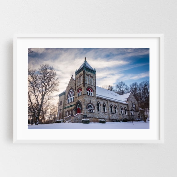 Saint Anthony's Shrine - Maryland Photography White Framed Wall Art Print 16 x 24 inches