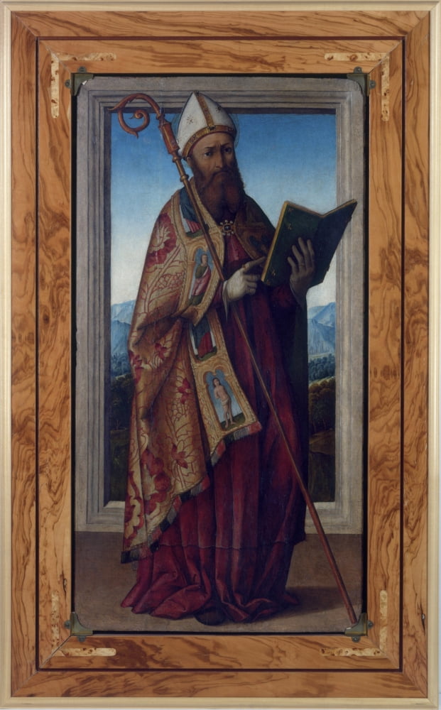 Saint Augustin (SantAgostino) Canvas Art - (24 x 36)