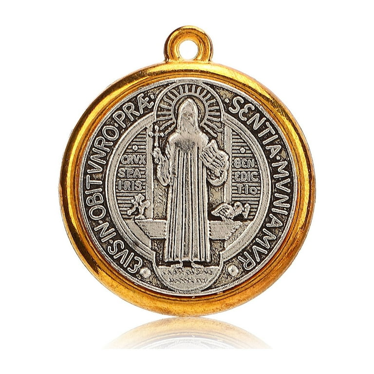 Saint Benedict Medal Rustproof Metal St. Benedict Medal Pendant