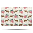 thumbnail image 1 of Saint Bernard Dog Breed and Flower Floral Bathroom Rugs Mat,Non Slip Microfiber Bathroom Rug,Rubber Backing,Soft Bathroom Mats for Bathroom Floor,Tub and Shower,20x32in(50x80cm), 1 of 4