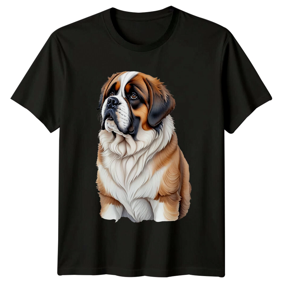 Saint Bernard Dog Breed Graphic Art Pet Animal Lover T-Shirt - Walmart.com