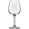 thumbnail image 1 of Saint Bernard Dog Themed Etched All Purpose 12.75oz Libbey Wine Glass, 1 of 1