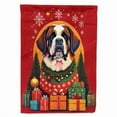thumbnail image 1 of Saint Bernard Holiday Christmas House Flag 28 in x 40 in, 1 of 7