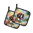 thumbnail image 1 of Saint Bernard Luau Pair of Pot Holders, 1 of 5