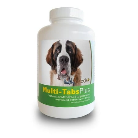 Saint Bernard Multi-Tabs Plus Chewable Tablets, 180 Count