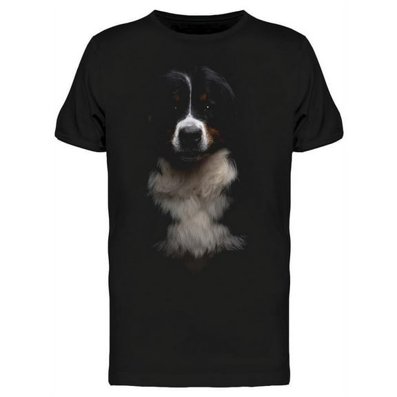 Saint Bernard Portrait T-Shirt Men -Image by Shutterstock, Male Small