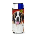 thumbnail image 1 of Saint Bernard Red Green Snowflake Christmas Ultra Hugger for slim cans, 1 of 6