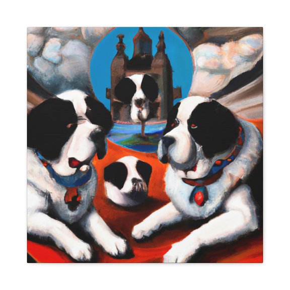 Saint Bernard's Art Deco - Canvas